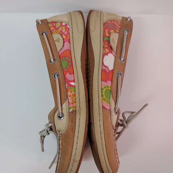 Sperry 9102245 Angelfish Floral Boat Shoes Top Siders in Size 8M - Picture 7 of 12